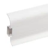 Plastikinė grindjuostė Premium balta matinė