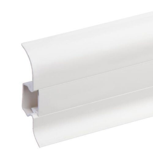 Plastikinė grindjuostė Premium balta matinė Plastikinė grindjuostė Premium balta matinė