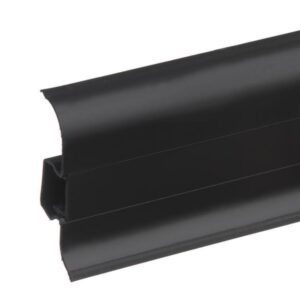 Plastikinė grindjuostė Premium juoda