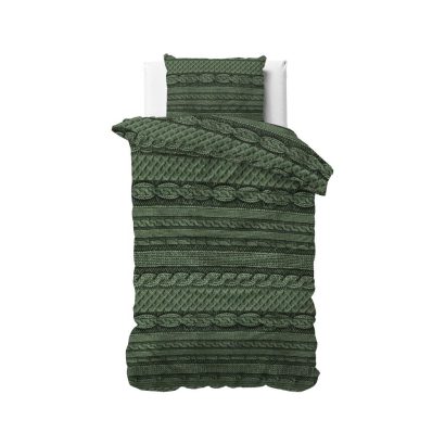 Patalynes-uzvalkalu-komplektas-Nature-Knits-Green-140x220-1