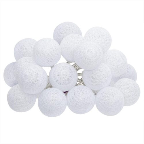 LED girlianda balta (20 burbulų)