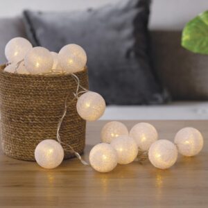 LED girlianda balta (20 burbulų)