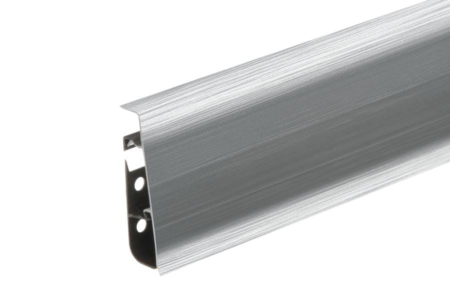 Plastikinė grindjuostė Aluminium Szczotkowane