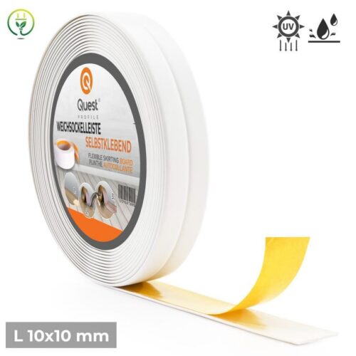 Klijuojama PVC grindjuostė (Balta) 5