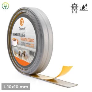 Klijuojama PVC grindjuostė (Sidabrinė) 5 Klijuojama PVC grindjuostė (Sidabrinė) 5