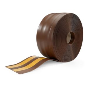 PVC grindjuostė 100x25 mm (ruda) 1 PVC grindjuostė 100x25 mm (ruda) 1