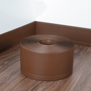 PVC grindjuostė 100x25 mm (ruda) 3 PVC grindjuostė 100x25 mm (ruda) 3
