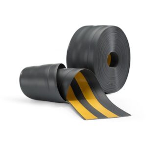 PVC grindjuostė 100x25 mm (tamsiai pilka) 2