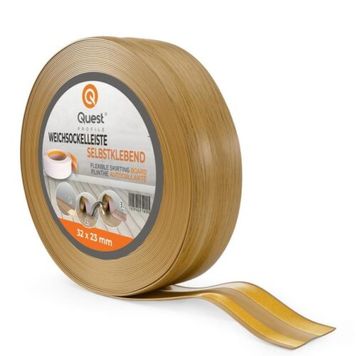 Lanksčios grindjuostės ąžuolo spalvos (PVC)