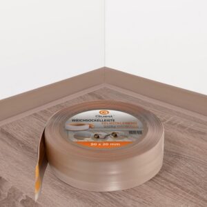 Plintusas lankstus (PVC) smėlio spalvos 4 Plintusas lankstus (PVC) smėlio spalvos 4