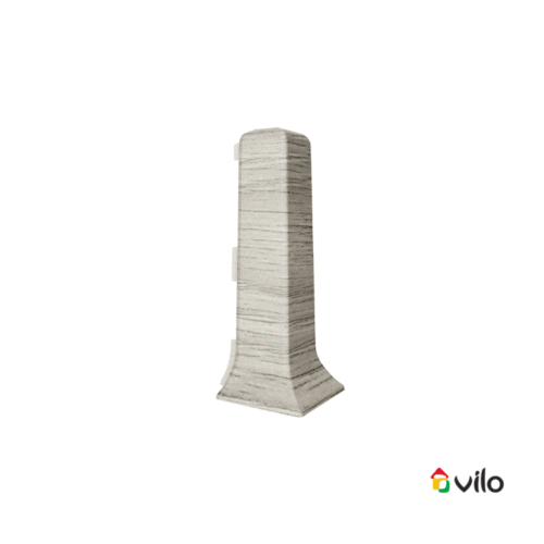 Plastikinės grindjuostės Linea išorinis kampas. Oak Melton