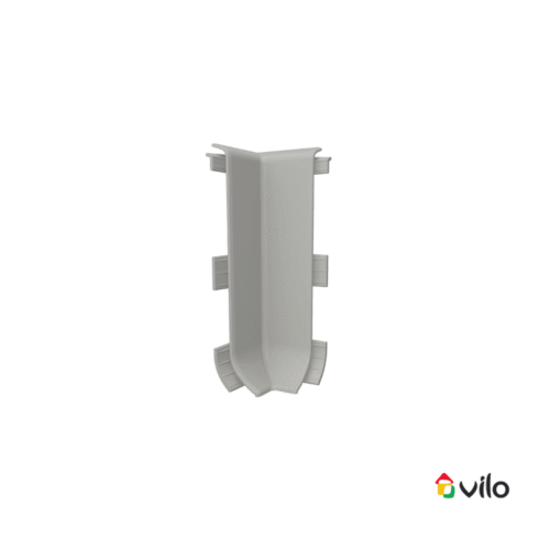 Plastikinės grindjuostės Linea vidinis kampas. Gray Plastikinės grindjuostės Linea vidinis kampas. Gray