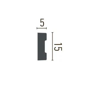 Moldingai CR 893 Elite Decor brėžinys