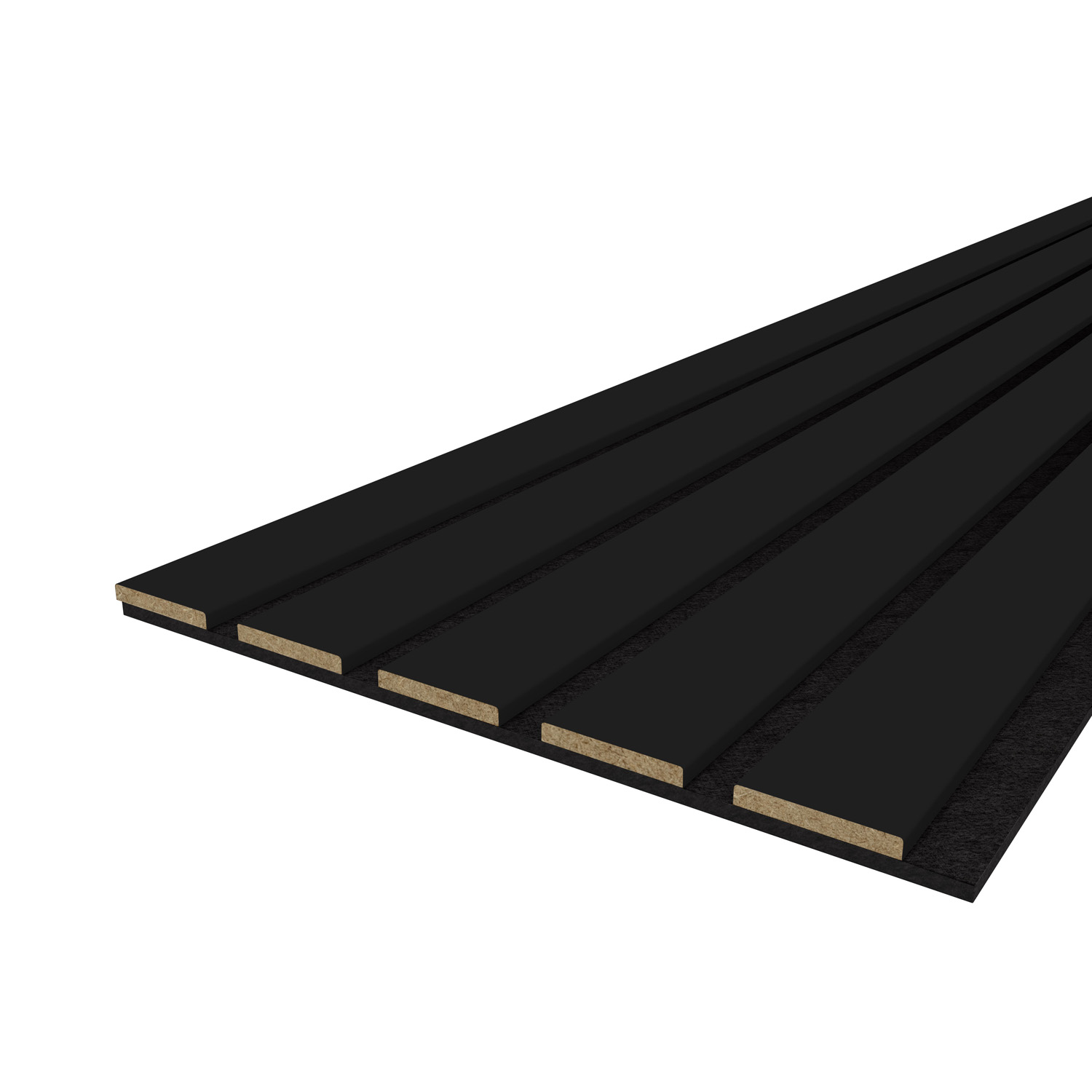 Akustinės plokštės FLAT Black Matte