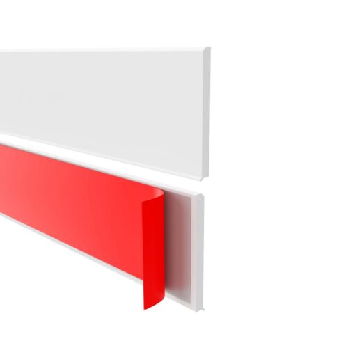 Lipni PVC grindjuostė baltos spalvos pagrindinis paveikslėlis Lipni PVC grindjuostė baltos spalvos pagrindinis paveikslėlis