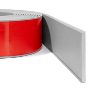 Lipni PVC grindjuostė pilkos spalvos vizualizacija 2 galerijos paveikslėlis Lipni PVC grindjuostė pilkos spalvos vizualizacija 2 galerijos paveikslėlis