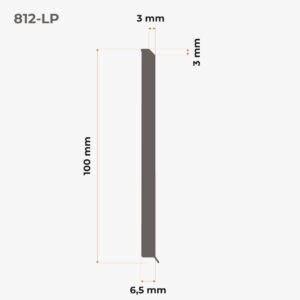 Lipni PVC grindjuostė smėlio spalvos brėžinys Lipni PVC grindjuostė smėlio spalvos brėžinys