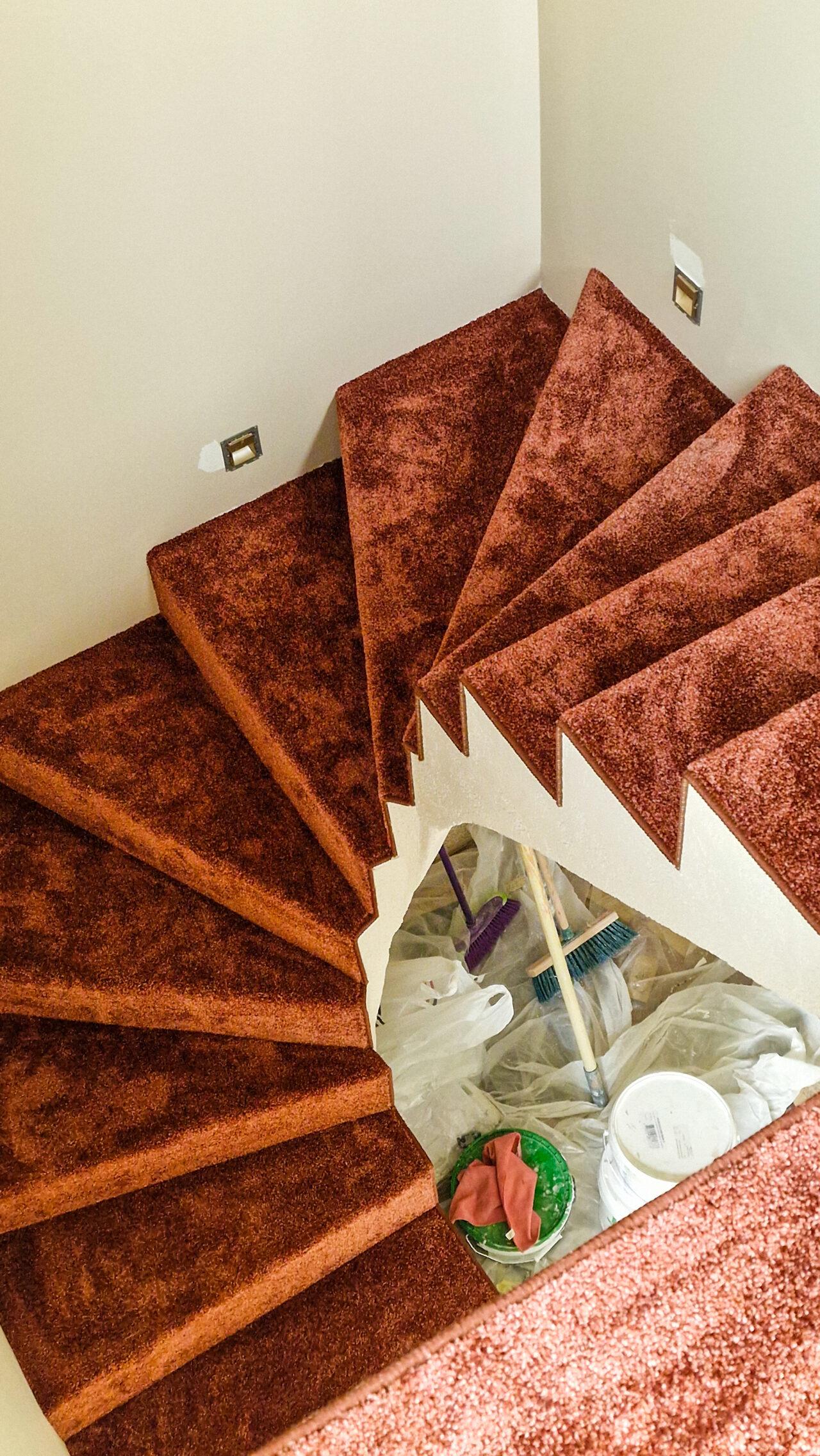 Raudonu kilimu dengti laiptai 3 nuotrauka